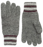 Dents Salcombe Rib Knit Gloves - Charcoal Grey