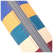 Roka Tate Small Cotton Canvas Pouch - Wide Multi Stripe
