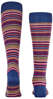 Falke Microblock Kniekousen - Pacific Blauw