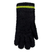 dents-feather-yarn-knitted-gloves---blackgreen-34477779