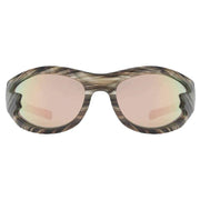 A.Kjaerbede Blast Sunglasses - Striped Horn Brown