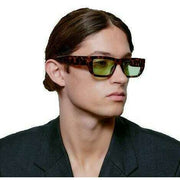 A.Kjaerbede Fame Sunglasses - Havana Brown/Green