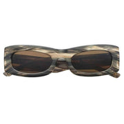 A.Kjaerbede Frida Sunglasses - Striped Horn Brown