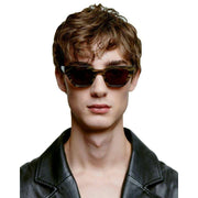 A.Kjaerbede Kaws Sunglasses - Striped Horn Brown
