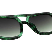 A.Kjaerbede Kaya Sunglasses - Green Marble Transparent