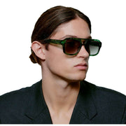 A.Kjaerbede Kaya Sunglasses - Green Marble Transparent