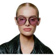 A.Kjaerbede Kaya Sunglasses - Grey Transparent