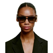 A.Kjaerbede Kaya Sunglasses - Striped Horn Brown
