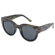 A.Kjaerbede Lilly Sunglasses - Striped Horn/Black