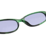A.Kjaerbede Macy Sunglasses - Green Marble Transparent