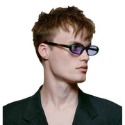 A.Kjaerbede Macy Sunglasses - Green Marble Transparent