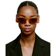 A.Kjaerbede Max Sunglasses - Burnt Amber