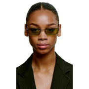 A.Kjaerbede Noah Sunglasses - Matte Gunmetal/Havana Brown