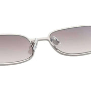 A.Kjaerbede Noah Sunglasses - Silver/Striped Horn Brown