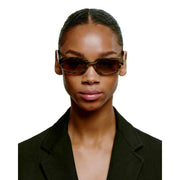 A.Kjaerbede Will Sunglasses - Striped Horn Brown
