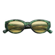 A.Kjaerbede Winnie Sunglasses - Green Marble Transparent