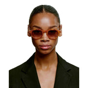 A.Kjaerbede Zan Sunglasses - Burnt Amber