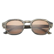 A.Kjaerbede Zan Sunglasses - Striped Horn Brown