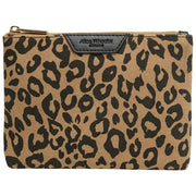 Alice Wheeler London Animal Print Pouch - Black/Leopard