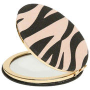 Alice Wheeler London Animal Print Round Mirror - Black/Zebra