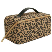 Alice Wheeler London Animal Print Train Case - Black/Leopard