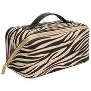 Alice Wheeler London Treinkoffer met Dierenprint - Zwart/Zebra