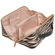 Alice Wheeler London Treinkoffer met Dierenprint - Zwart/Zebra