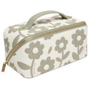 Alice Wheeler London Floral Train Case - Pistachio Green