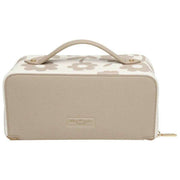 Alice Wheeler London Étui à motif floral - Beige pierre