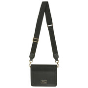 Alice Wheeler London Highbury Umhängetasche – Schwarz/Leopard