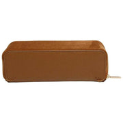 Alice Wheeler London Kensington Petite valise de train en daim - Fudge Tan