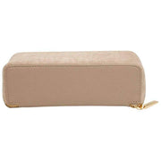 Alice Wheeler London Kensington Small Suede Train Case - Mink Cream