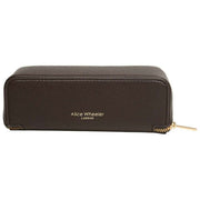 Alice Wheeler London Petite valise de luxe pour train – Marron chocolat