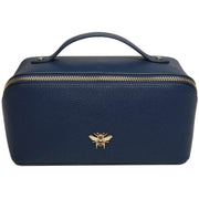 Alice Wheeler London Luxury Travel Train Case - Navy