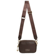 Alice Wheeler London Mini Soho Camera Cross Body Bag - Chocolate Brown