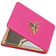 Alice Wheeler London Oblong Compact Mirror - Hot Pink