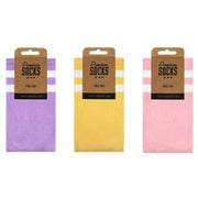 American Socks Cotton Candy Gift Box Socks - Purple/Yellow/Pink