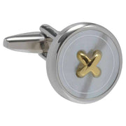 david-van-hagen-cross-button-cufflinks---bluegold-34498397