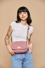 Hindbag Margault Quilted Shoulder Bag - Blush Pink