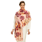 powder-printed-floral-symmetry-scarf---pink-34447922