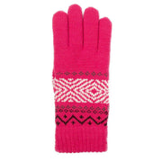 dents-jacquard-geometric-knitted-gloves---fuchsia-pink-34477649