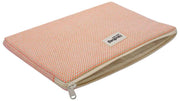Hindbag Ava Medium Weave 15inch Laptop Case - Coral Pink