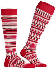 Falke Microblock Kniekousen - Geranium Rood