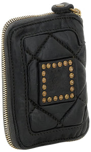 Campomaggi Scansano Quilted Stud Purse - Brown