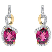 elements-gold-elegant-twist-garnet-9ct-gold-earrings---goldred-35461243