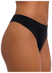 Falke Daily Seamless Thong - Black