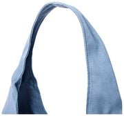 Roka Hoxton grote katoenen canvas schoudertas - luchtvaartblauw