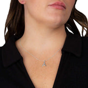 Beginnings A Initial Pendant - Silver