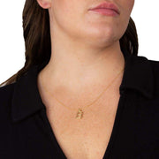 Beginnings B Initial Pendant - Gold