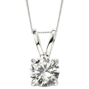 Beginnings Double Bail Gemstone Pendant - Silver